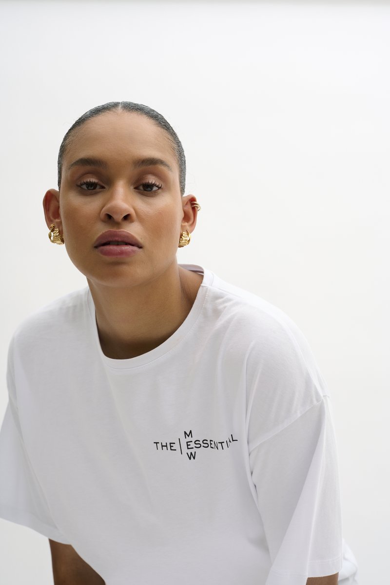 My Essential Wardrobe T-shirt print crème