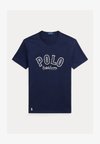 CUSTOM SLIM FIT WESTERN-LOGO T-SHIRT - Μπλουζάκι με στάμπα - cruise navy