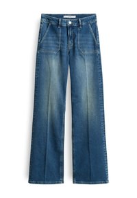 someday. MID RISE LONG FLARED FIT - Flared Jeans - mid wave blue