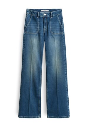 someday. MID RISE LONG FLARED FIT - Flared Jeans - mid wave blue