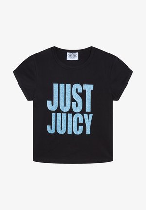 Juicy Couture, JUST JUICY CAP SLEEVE BABY - T-shirt print - black