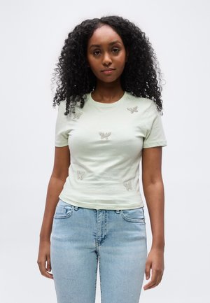 ONLSNAPPY LIFE BABY TEE  - Trükipildiga T-särk - green