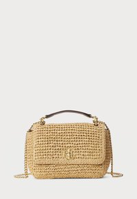 WOVEN STRAW MEDIUM SOPHEE BAG - Taška s příčným popruhem - natural/tan
