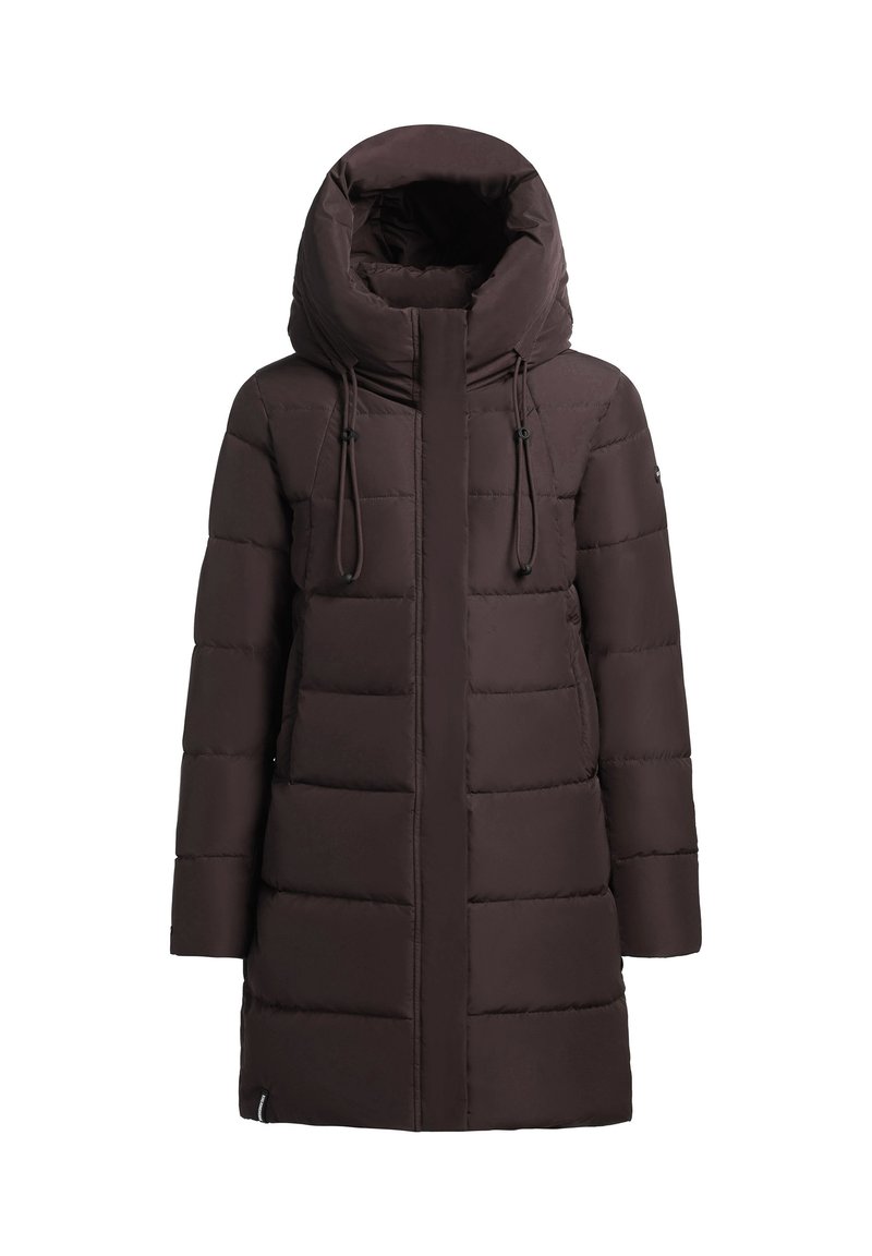 khujo Wintermantel donkerpaars