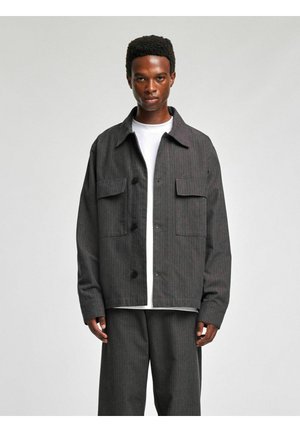 BOXY FIT - Sommerjakke - dark gull gray