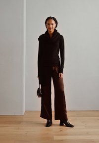Lindex INEZ - Pikkade varrukatega topp - black