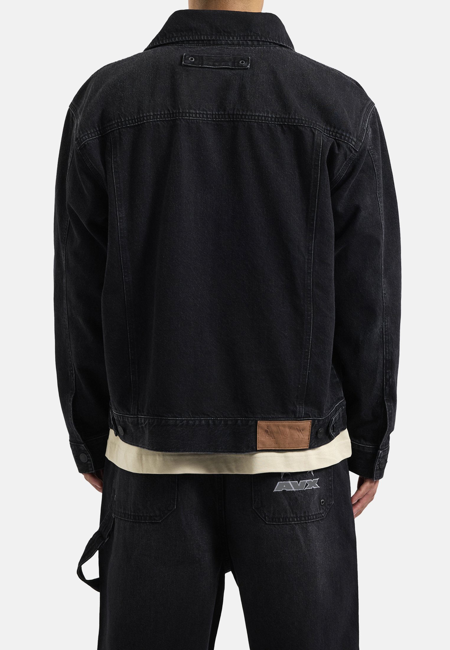 AVX Denim jacket - black - Zalando