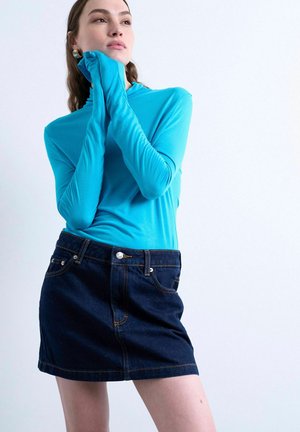 TSKARINA - Krilo iz džinsa - medium blue denim