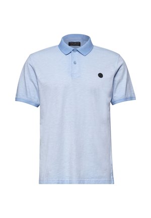 Street One MEN, SHORT-SLEEVE POLOSHIRT IN A GARMENT DYE LOOK - Poloshirt - beach blue