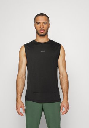 MERINO ZONEKNIT TANK - Top - black