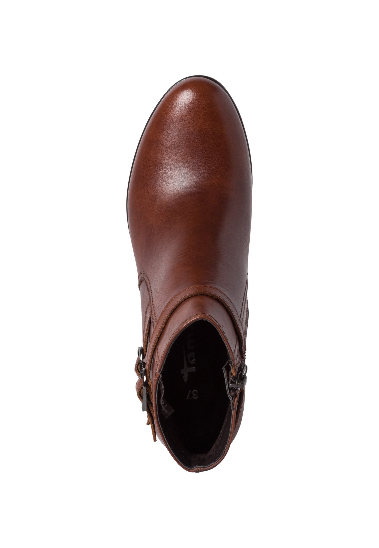 Tamaris Enkellaarsjes met hoge hak - cognac/bruin - Zalando.nl