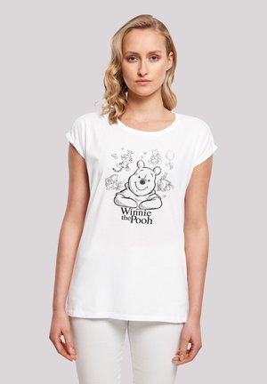 DISNEY WINNIE PUUH DER BÄR COLLAGE SKETCH - Print T-shirt - white