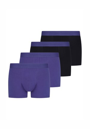4ER PACK RETRO - Boxerkalsong - schwarz   lila