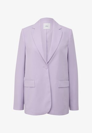 s.Oliver BLACK LABEL MIT CRÊPESTRUKTUR - Manteau court - lavendel