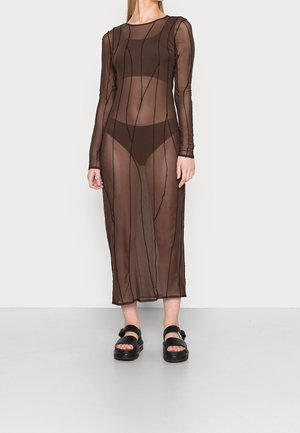Maxi dress - dark brown
