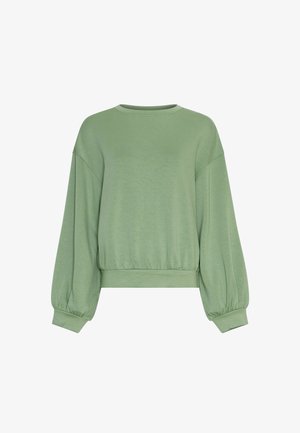 MSCH Copenhagen, MSCHBRIONNA IMA Q SWEATSHIRT - Sudadera - green eyes