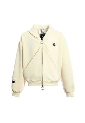 Sudadera con cremallera - ecru