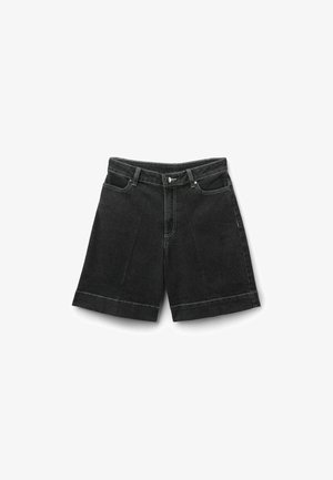 Tezenis, CONTRASTING SEAMS - Jeans Shorts - black
