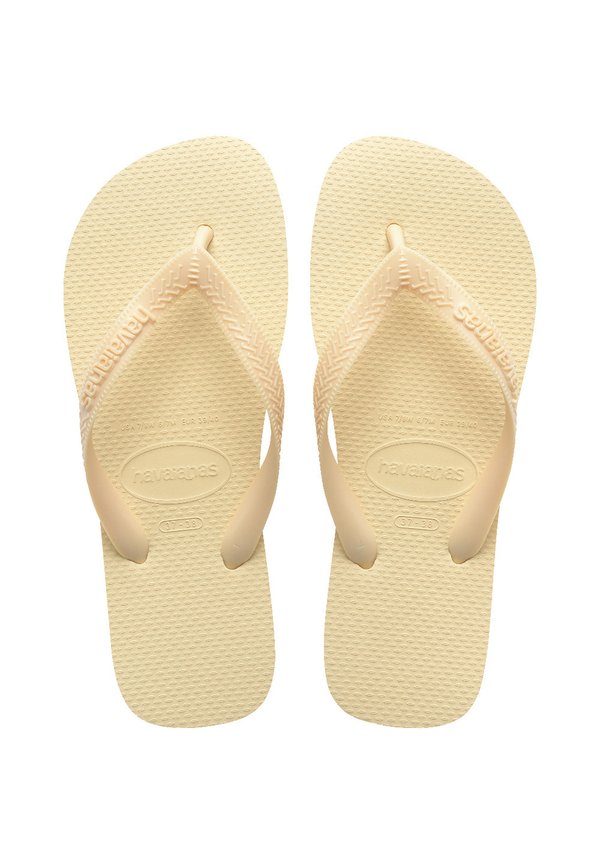 TOP SENSES UNISEX - T-bar sandals - buttercream