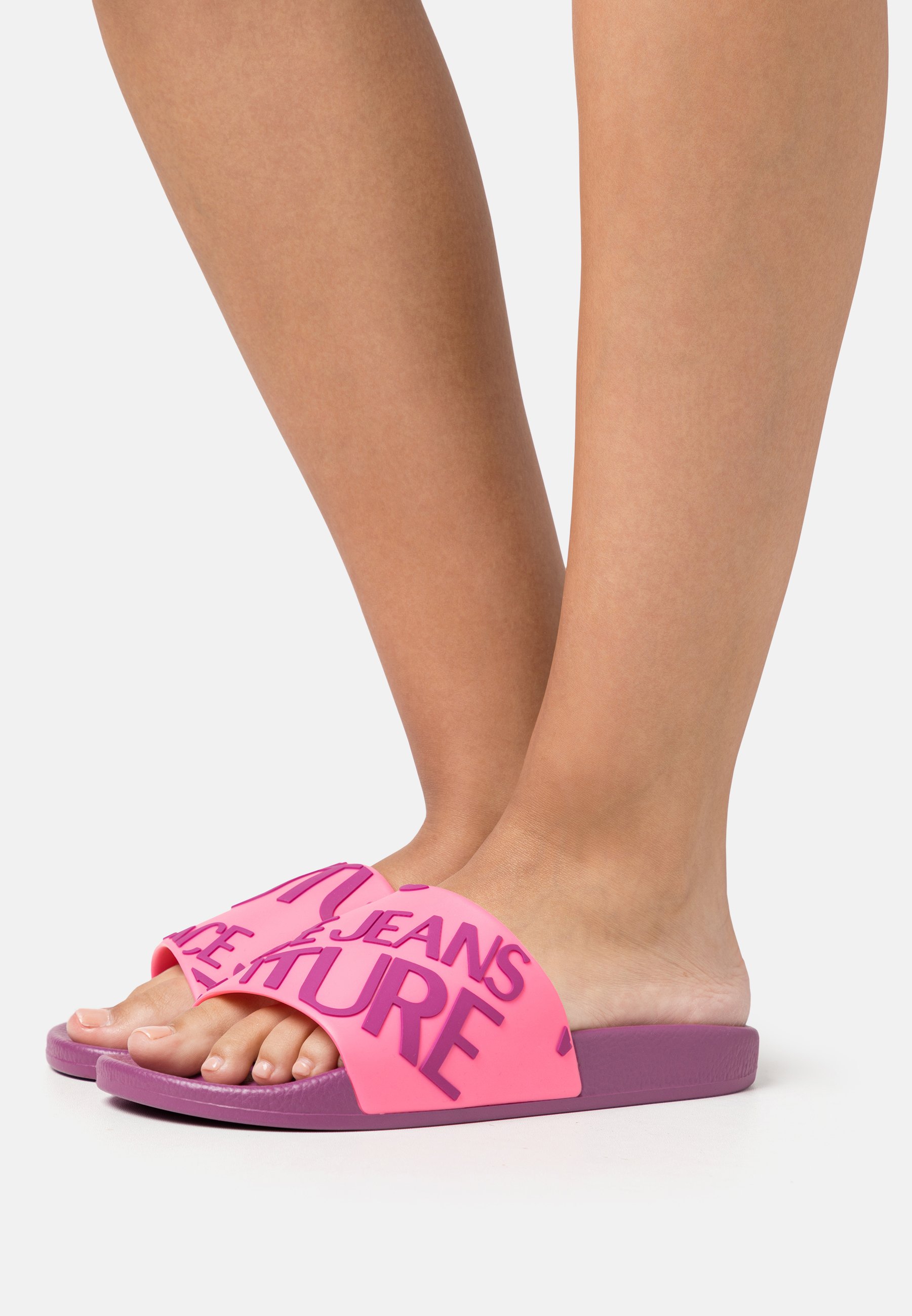 versace jeans slides