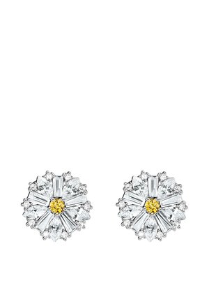 LOVELY DAISY - Ohrringe - silberfarben/weiß/gold-coloured