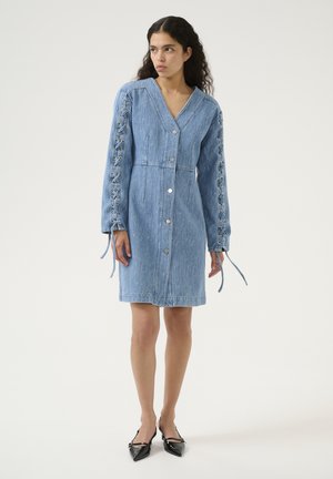Denimové šaty - medium blue denim