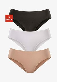 Selected, schwarz/weiß/beige
