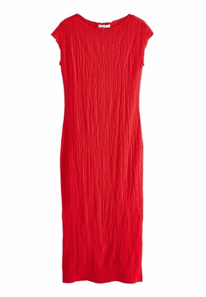 TEXTURED COLUMN REGULAR FIT - Trikotaažkleit - red