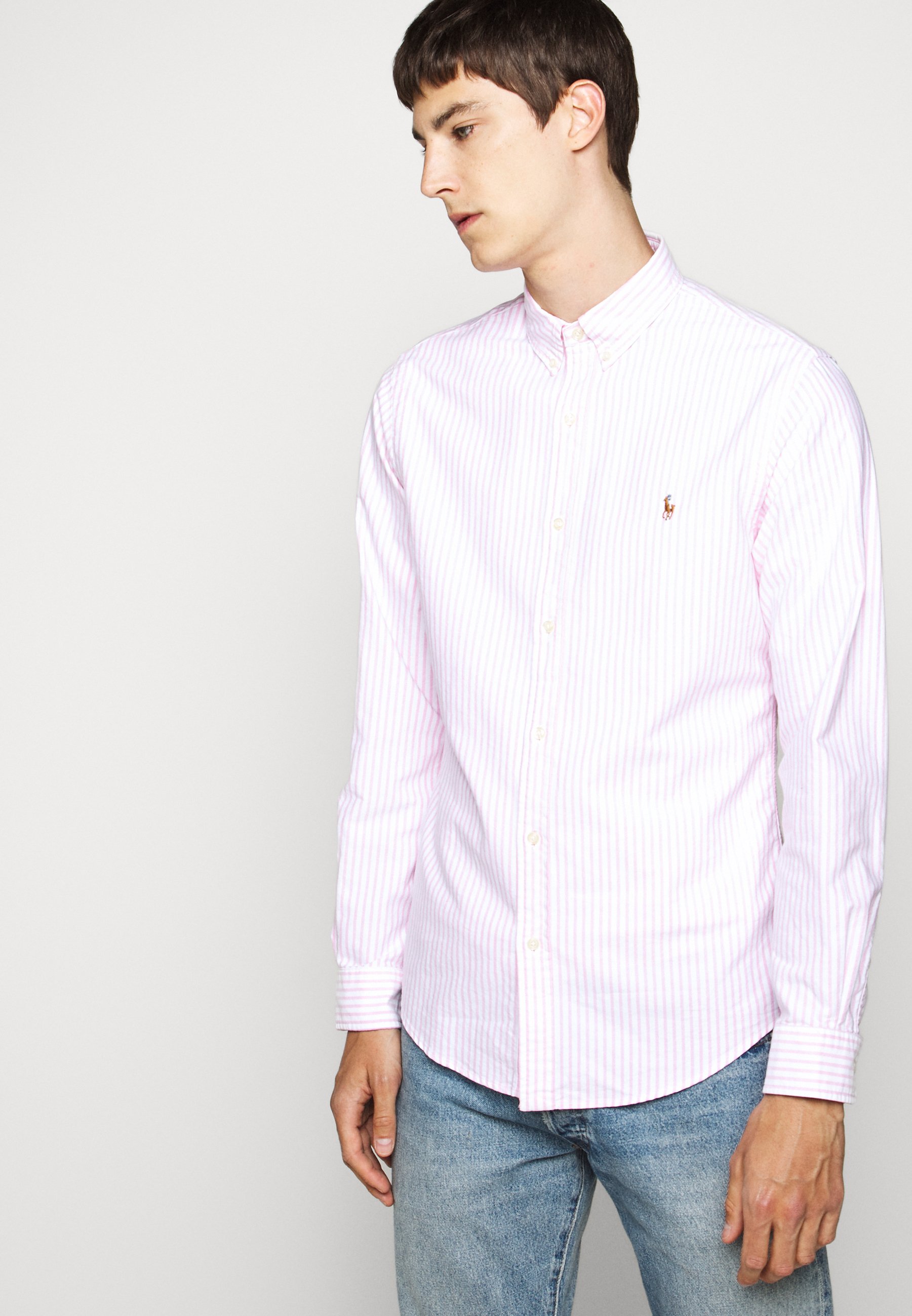 STRIPED OXFORD SHIRT - Hemd - rose pink 