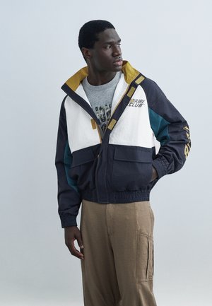 ROUND THE WORLD TRACK - Ελαφρύ μπουφάν - navy/ecru