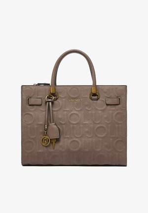 LIU JO, LIU JO MEDIUM SATCHEL BAG WITH CHARM - Käekott - brown