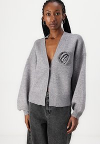 Vero Moda VMCARRIE - Kofta - light grey melange