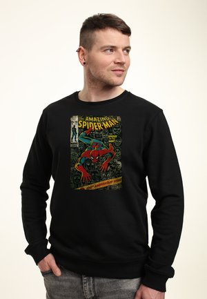 Marvel SPIDER MAN CLASSIC SPIDEY FRONT COVER - Sweatshirt - black