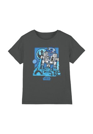 Star Wars STAR WARS PAPERCUT R2D2 - T-Shirt print - dark grey