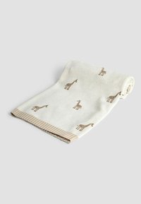 JoJo Maman Bébé GIRAFFE EMBROIDERED - Osuška - natural