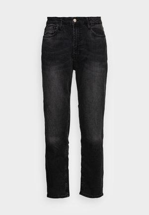 CARROT - Straight leg jeans - black stone wash