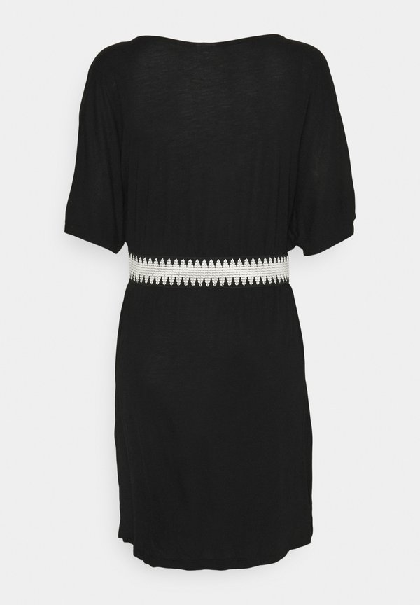 KLEID ZICK ZACK - Beach accessory - schwarz4