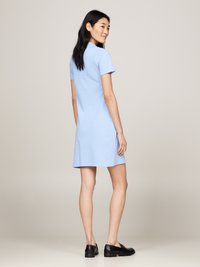 Tommy Hilfiger SLIM OPEN DRESS - Dnevna haljina - vessel blue
