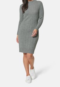 MADELEINE Robe fourreau - mottled grey