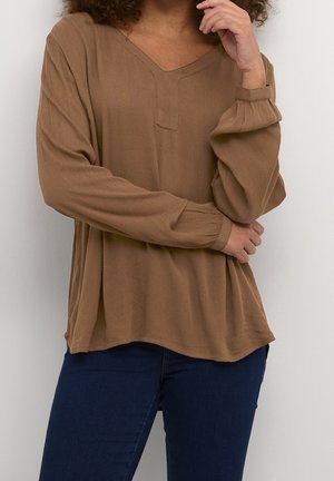 Bluse - brown