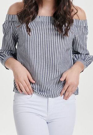 Blouse - white denim