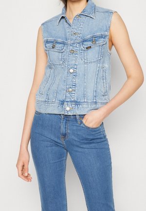Veste sans manches - light-blue denim