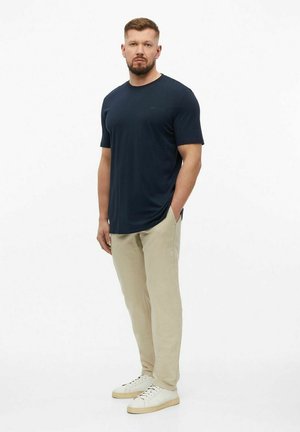 s.Oliver, S.OLIVER HERREN T-SHIRT MIT LOGO-PRINT | 2 STÜCK  - T-Shirt basic -  x navy    x schwarz