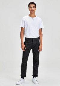 Jack & Jones JJITIM JJORIGINAL JOS 220 NOOS - Vaqueros rectos - black denim