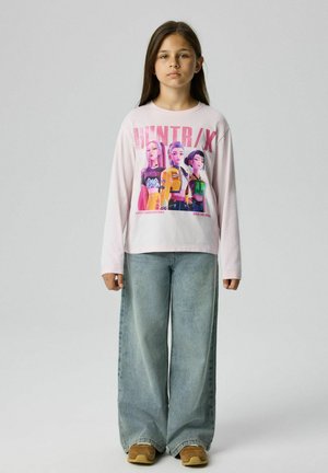 Name it, NKFARIS KPOP LS NREG TOP BOX LNOOS SKY - Блуза с дълги ръкави - purple