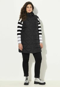 Ulla Popken LONGLINE  - Smanicato - black