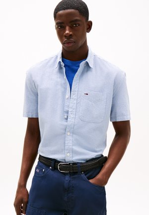 SEERSUCKER - Shirt - colorado blue