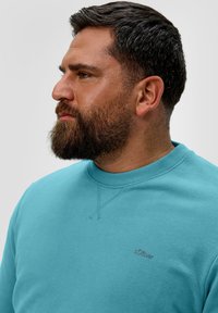 s.Oliver MIT LOGOPRINT - Sweatshirt - petrol