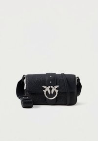 Pinko LOVE ONE MINI SLOUCHY - Axelremsväska - black