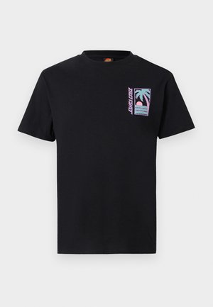 PARADISE STRIP UNISEX - Marškinėliai su spaudiniu - black